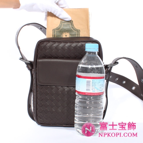 Bottega Veneta/ボッテガ・ヴェネタ  カーフレザー ショルダーバッグ ダークブラウン 163313V46512040
